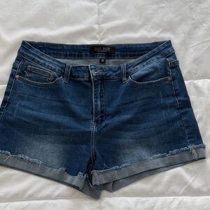 Judy Blue Women's Dark Blue Jean Shorts